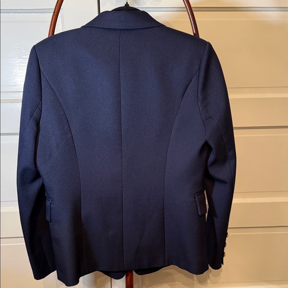 Lioness Navy Double Breasted Blazer Gold Button Coastal Prep Yacht Club M - Picture 5 of 8